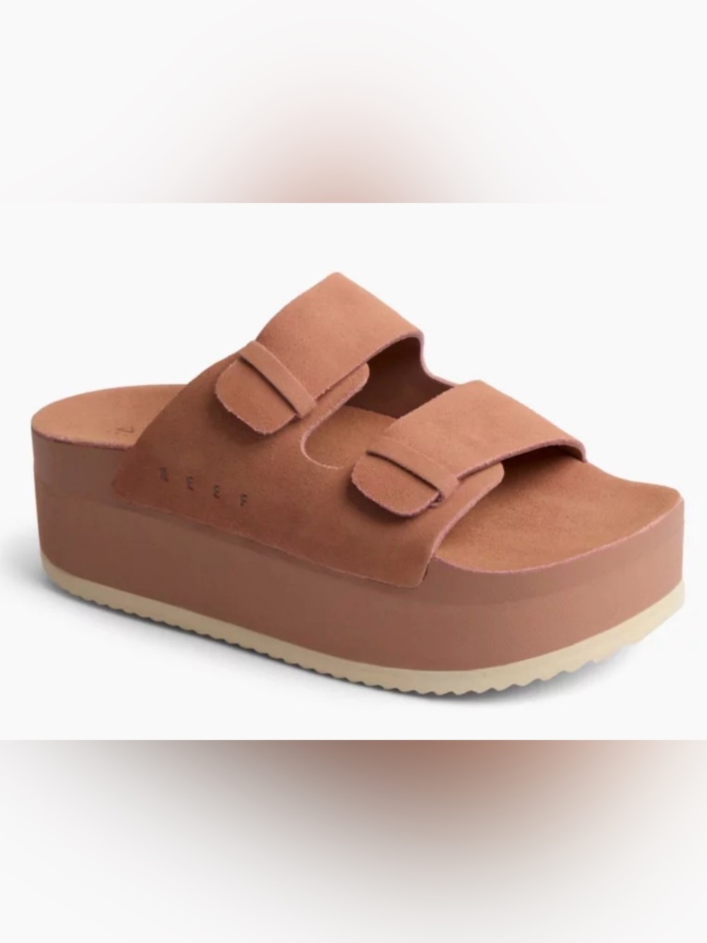 Reef Ojai Gigi Platform Cork Slide Sandals size 6 $130 NWT
